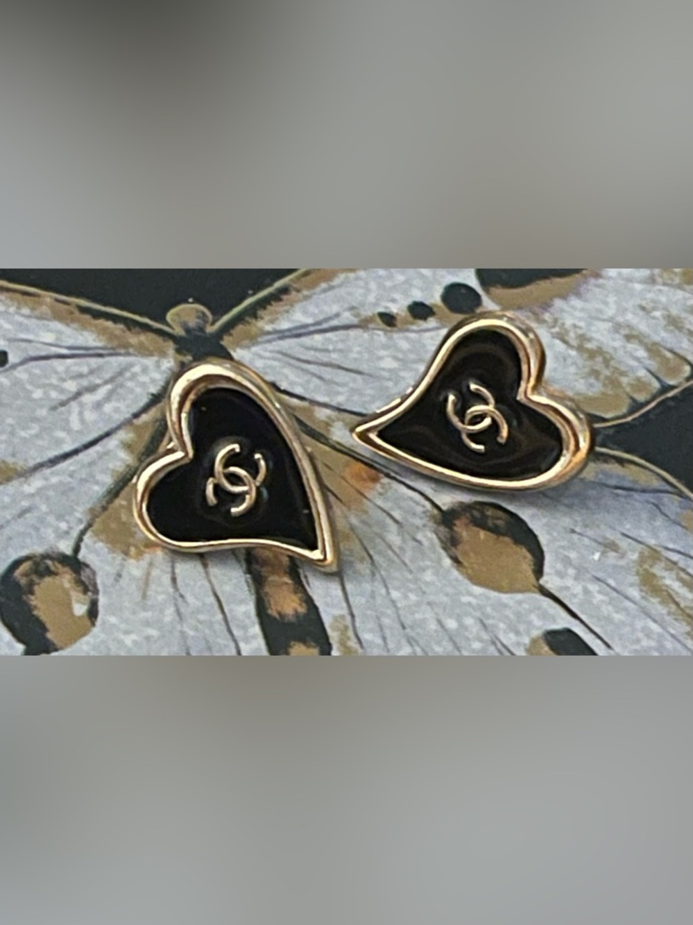 Heart-Shaped Button Earrings